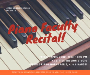 Piano Faculty Recital April 2022